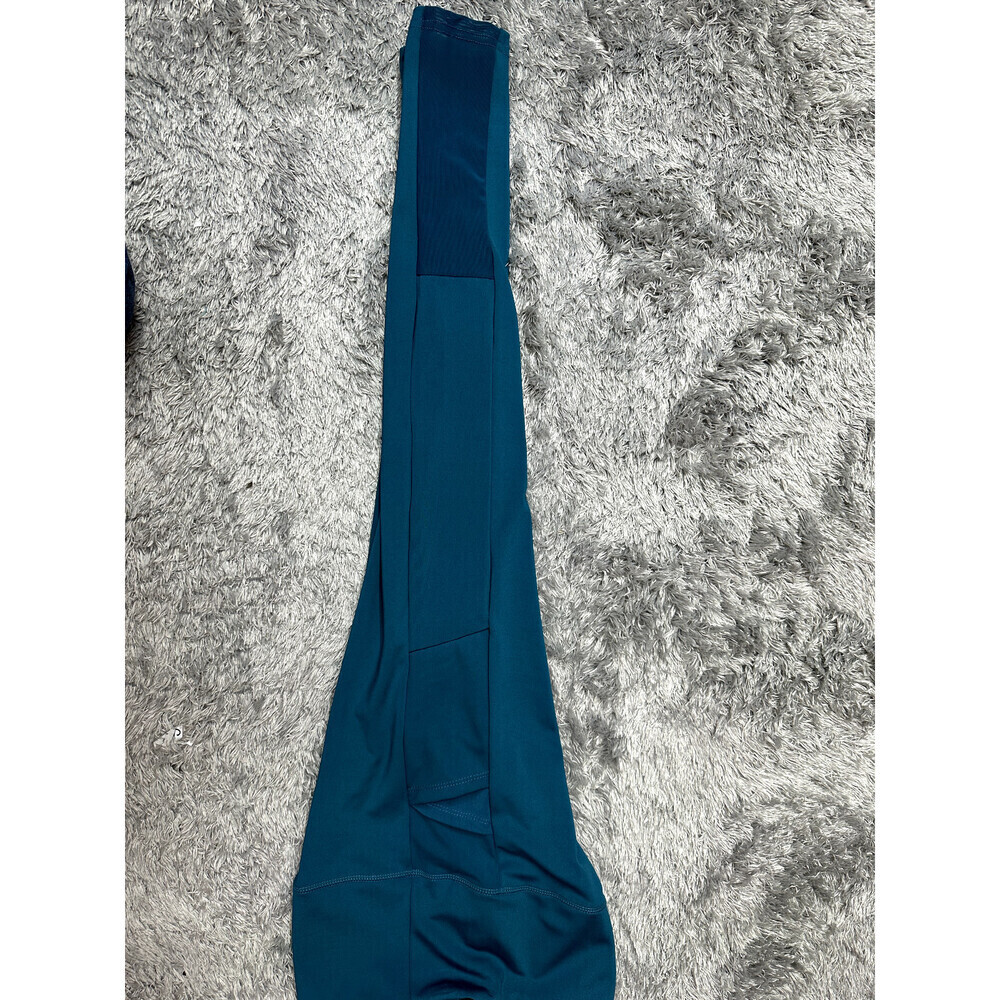 Kay Unger Women's 4 Pockets Yoga Mesh Leggings Pants In Teal Size S NWT - Picture 9 of 10